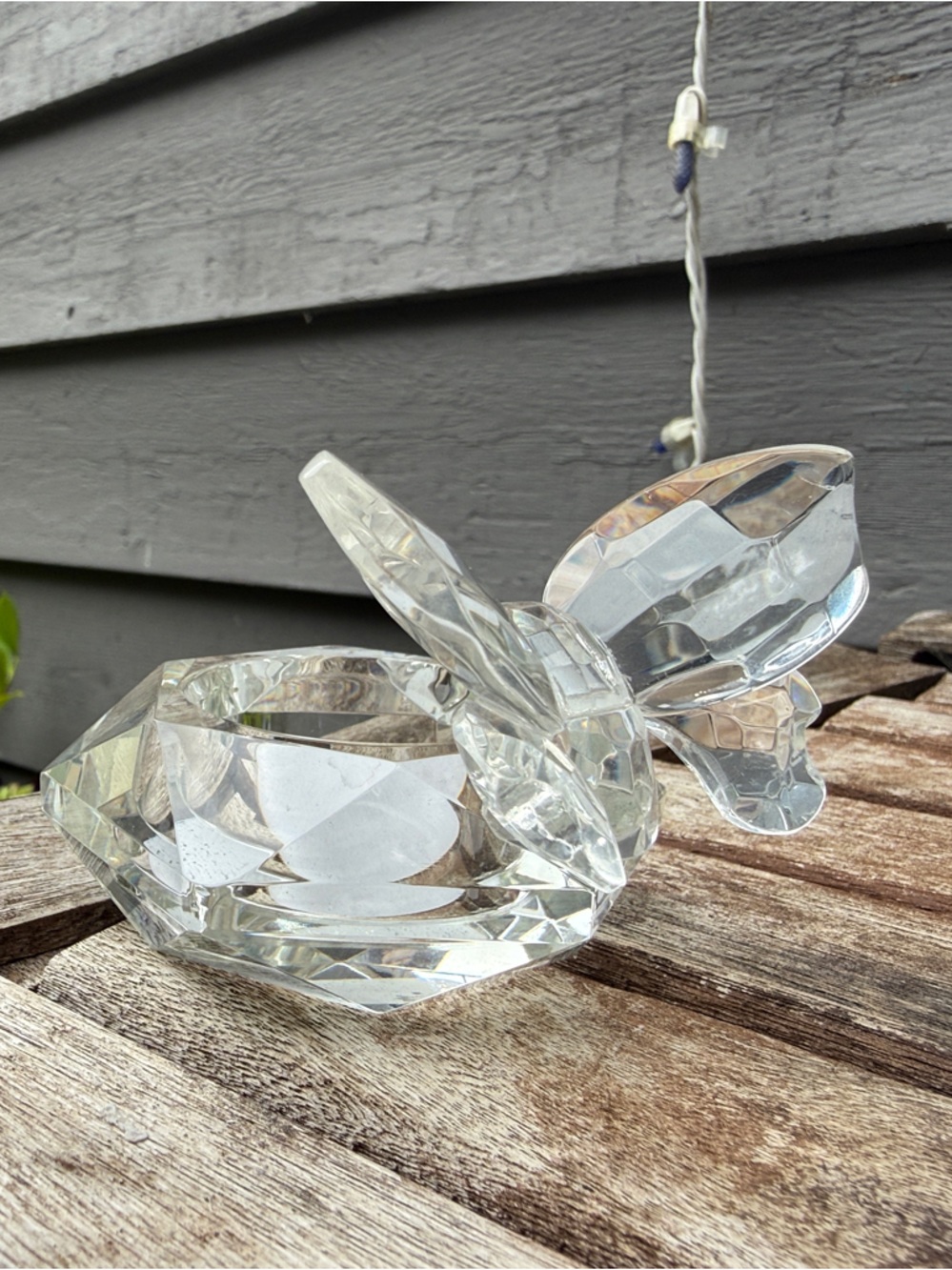Lenox Clear Crystal Butterfly Votive